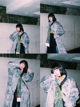 「DEPT（デプト）のアイテム（ジャケット/アウター）」を使った、eriさん（レディース・161cm）の冬コーディネート