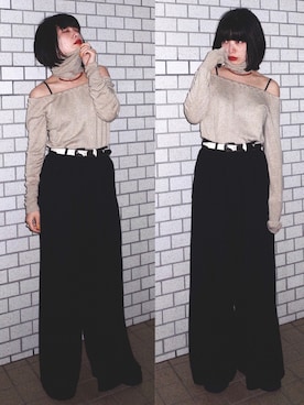 「オフショルダー」｜eriさん（レディース・161cm・30代）の春コーディネート