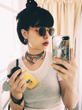 「bodco(ボッコ)のアイテム」を使った、eriさん(レディース・161cm)の夏コーディネート