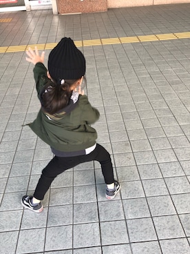 「オシャレパッソ」｜こはるさん（キッズ・90cm）の秋コーディネート