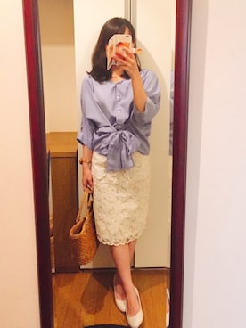 「STRAWBERRY FIELDS」｜Mioさん（レディース・151cm）の夏コーディネート