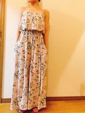 「旅行」｜「アイテム（ルームウェア）」を使った、Mioさん（レディース・151cm）の夏コーディネート