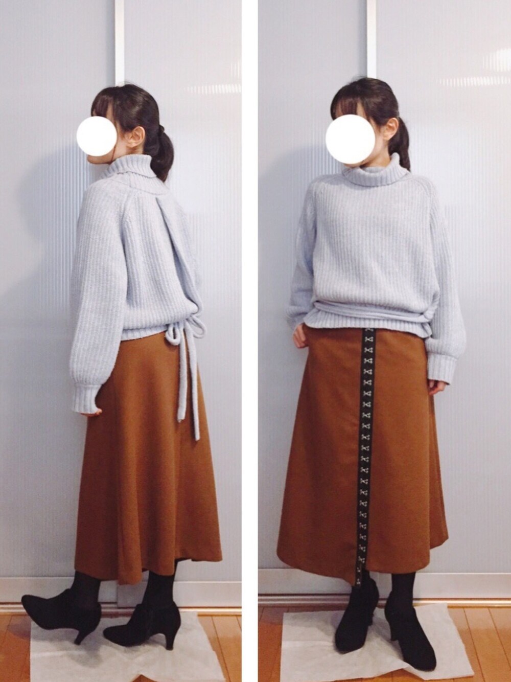 Ameri（アメリ）の「BACK TUCK KNIT（ニット/セーター）」 - WEAR
