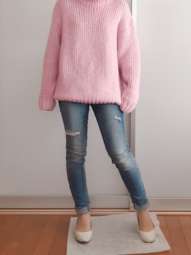 「IMAGE COLLECTION（イマージュコレクション）のアイテム」を使った、Mioさん（レディース・151cm）の冬コーディネート