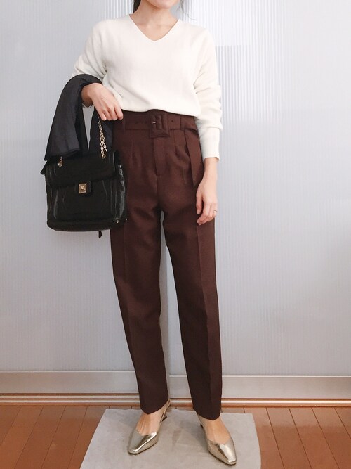 Mio ユニクロのニット セーターを使ったコーディネート Wear