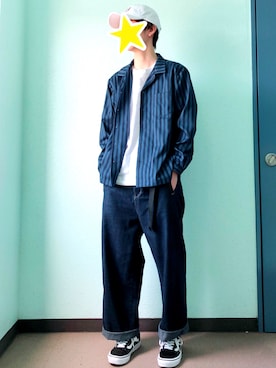 田中太郎さん(メンズ・173cm)の春コーディネート