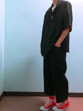 田中太郎さん（メンズ・173cm）の夏コーディネート