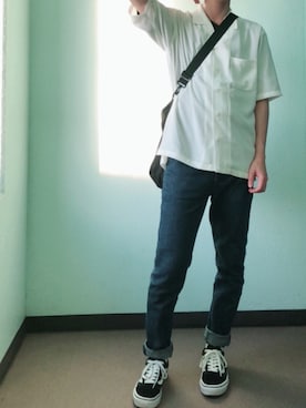 田中太郎さん（メンズ・173cm）の夏コーディネート