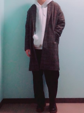 「NAVAL（ナバル）のアイテム（ジャケット/アウター）」を使った、田中太郎さん（メンズ・173cm）の冬コーディネート