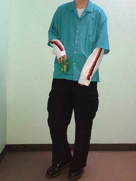 田中太郎さん(メンズ・173cm)の夏コーディネート