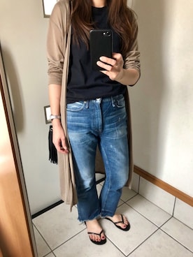 「hobo(ホーボー)のアイテム」を使った、sato*さん(レディース・155cm)の春コーディネート