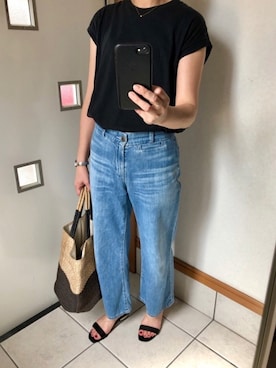 「LE TALON（ルタロン）のアイテム」を使った、sato*さん（レディース・155cm）の夏コーディネート