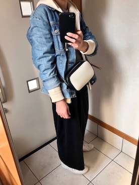 「平成最後のWEARISTAセンバツ」｜「アイテム（デニムジャケット）」を使った、sato*さん（レディース・155cm）の春コーディネート