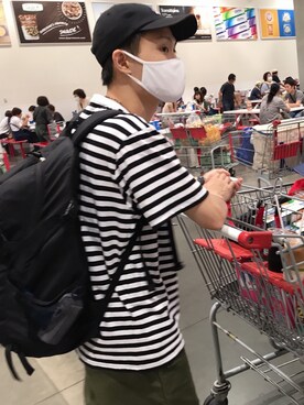 「コロナに負けない」｜「アイテム（その他）」を使った、TA-yuさん（メンズ・165cm）の秋コーディネート