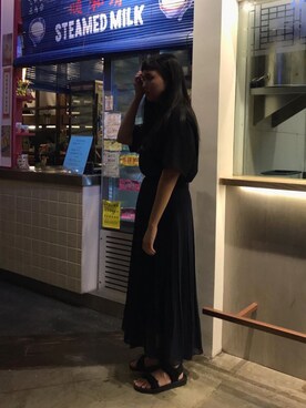 「skirt」｜「アイテム（サンダル）」を使った、angelaさん（レディース・158cm）の春コーディネート