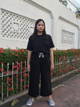 「アイテム（スリッポン）」を使った、angelaさん（レディース・158cm・20代）の春コーディネート
