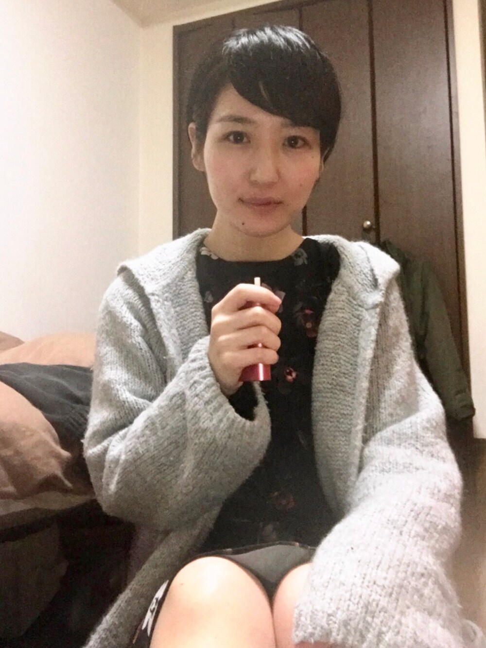「H&Mのアイテム（ドレス、ブラック系）」を使った、ngsさん（レディース・153cm）の冬コーディネートの1枚目の写真