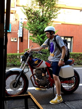 baby☆MILOさん（メンズ・175cm）の春コーディネート