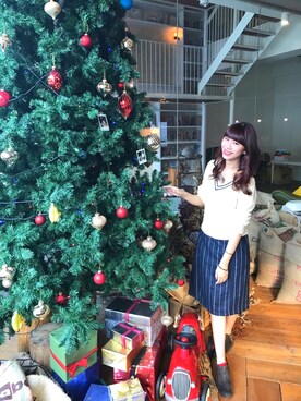 「mercuryLUX（マーキュリーリュクス）のアイテム」を使った、なつきさん（レディース・168cm）の冬コーディネート