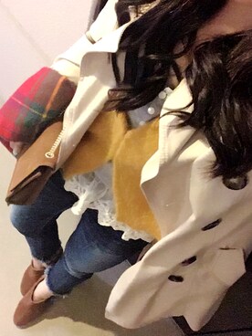 「FREE'S MART（フリーズマート）のアイテム（ブーティ）」を使った、ｍａｒｉさん（レディース・159cm）の冬コーディネート