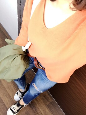 ｍａｒｉさん（レディース・159cm）の春コーディネート