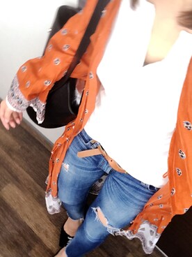 「Ungrid（アングリッド）のアイテム（その他トップス）」を使った、ｍａｒｉさん（レディース・159cm）の秋コーディネート