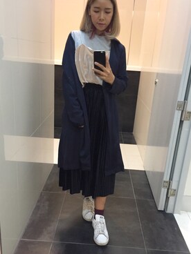 「STYLE」｜「アイテム（スーツジャケット）」を使った、ケイトさん（レディース・158cm）の冬コーディネート