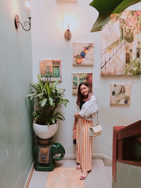 「PULL&BEAR（プルアンドベア）のアイテム（サンダル）」を使った、ケイトさん（レディース・158cm）の秋コーディネート