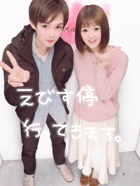 「ESPERANZA（エスペランサ）のアイテム（バレエシューズ）」を使った、しとねちゃんᙏ̤̫͚ さん（レディース・158cm）の春コーディネート