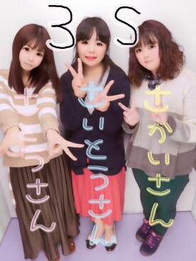 「ESPERANZA（エスペランサ）のアイテム（バレエシューズ）」を使った、しとねちゃんᙏ̤̫͚ さん（レディース・158cm）の春コーディネート