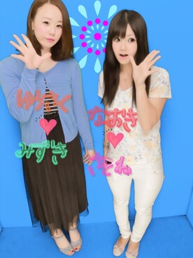 「ESPERANZA（エスペランサ）のアイテム（バレエシューズ）」を使った、しとねちゃんᙏ̤̫͚ さん（レディース・158cm）の夏コーディネート