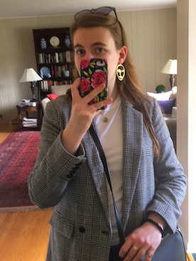 「GAP（ギャップ）のアイテム（テーラードジャケット）」を使った、berryzkさん（レディース・173cm）の春コーディネート