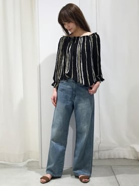 「relume」｜JOURNAL STANDARD relume自由が丘店レディーススタッフさん（レディース・164cm）の夏コーディネート