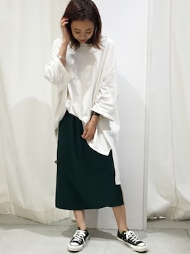 「relume」｜JOURNAL STANDARD relume自由が丘店レディーススタッフさん（レディース・158cm）の夏コーディネート