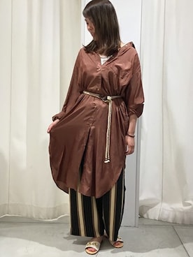 「MASTER&Co（マスターアンドコー）のアイテム」を使った、JOURNAL STANDARD relume自由が丘店レディーススタッフさん（レディース・166cm）の春コーディネート