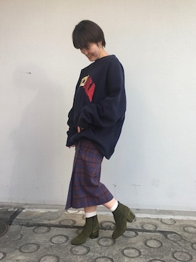 JOURNAL STANDARD relume自由が丘店レディーススタッフさん（レディース・155cm）の冬コーディネート