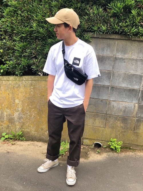 ざわちん The North Faceのキャップを使ったコーディネート Wear