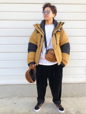 ざわちんさん（メンズ・165cm）の冬コーディネート