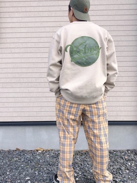 「Carhartt（カーハート）のカーハート ストラップバックキャップ ODESSA  CHARHARTT（キャップ）」を使った、ざわちんさん（メンズ・166cm）の冬コーディネート