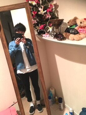 留佳さん（メンズ・165cm）の冬コーディネート