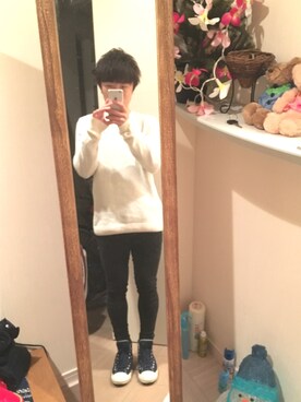 留佳さん(メンズ・165cm)の冬コーディネート