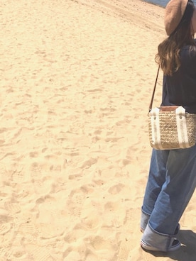 「carhartt」｜「アイテム（ハンチング/ベレー帽）」を使った、ももさんさん（レディース・142cm）の夏コーディネート