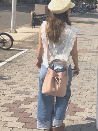 値下げ不可　FURLA ドローストリングバッグ STACY Mサイズ ブラック 値下げ不可 FURLA ドローストリングバッグ STACY Mサイズ