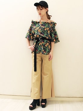 萌さん（レディース・168cm）の春コーディネート