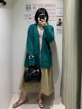 「TOGA PULLA（トーガ　プルラ）のアイテム（ブレスレット）」を使った、zupontasさん（レディース・158cm）の冬コーディネート