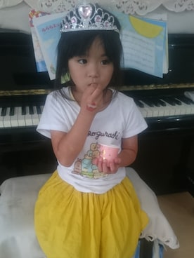 「アイテム（カチューシャ）」を使った、yuka_mamaさん（キッズ・110cm）の夏コーディネート