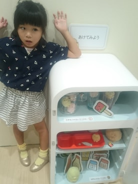「アイテム（パンプス）」を使った、yuka_mamaさん（キッズ・110cm）の夏コーディネート