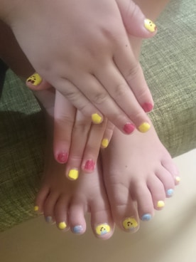 「abcd（ナシ）のアイテム（その他）」を使った、yuka_mamaさん（キッズ・110cm）の夏コーディネート