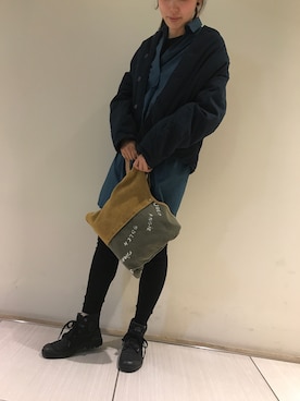 「Born（ボーン）のアイテム」を使った、momoさん（レディース・165cm）の秋コーディネート