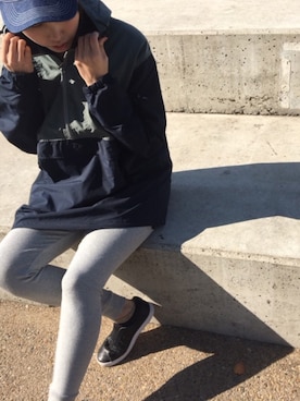 「Born（ボーン）のアイテム」を使った、momoさん（レディース・165cm）の冬コーディネート